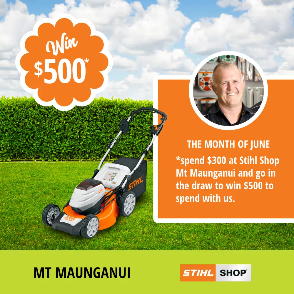 Stihl Shop Mt Maunganui June promo
