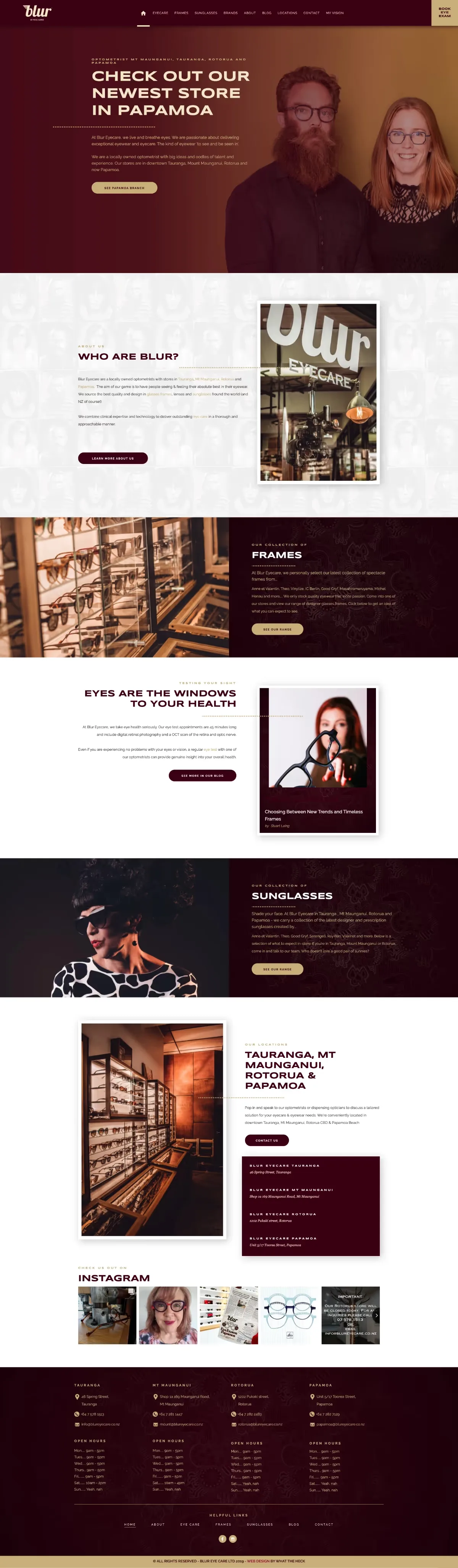 Blur website.