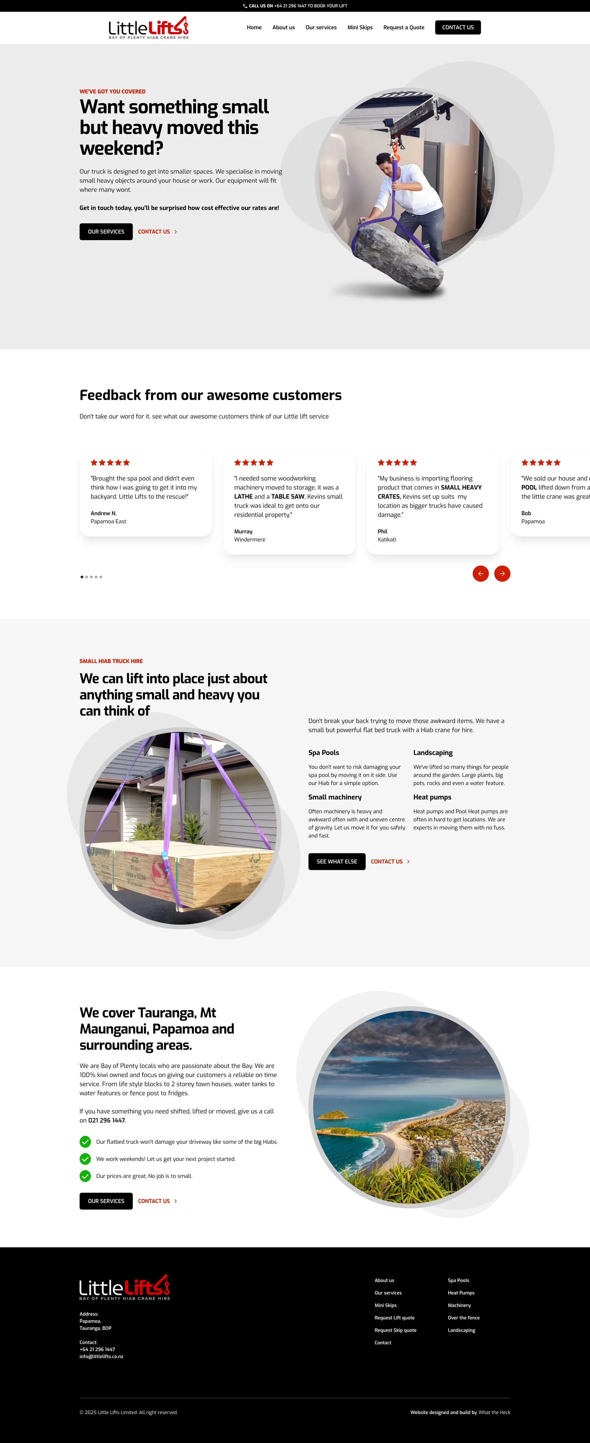 Little Lifts website