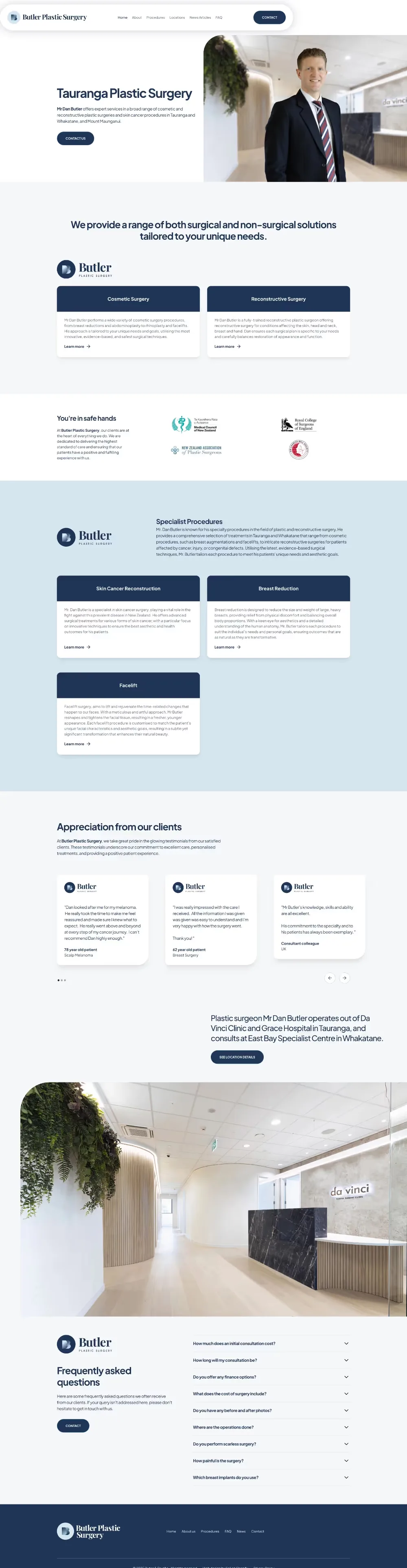 Butler Plastic Surgery website.