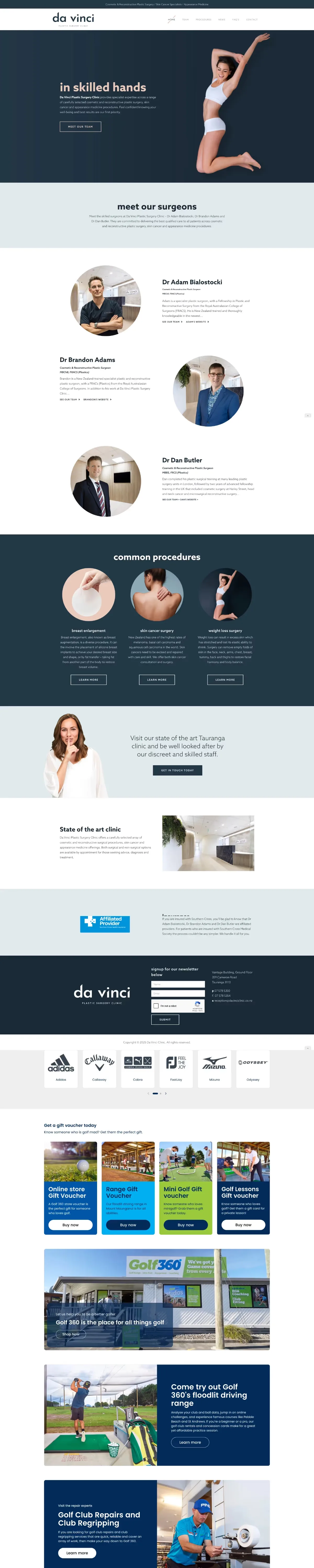 Da Vinci Clinic website.