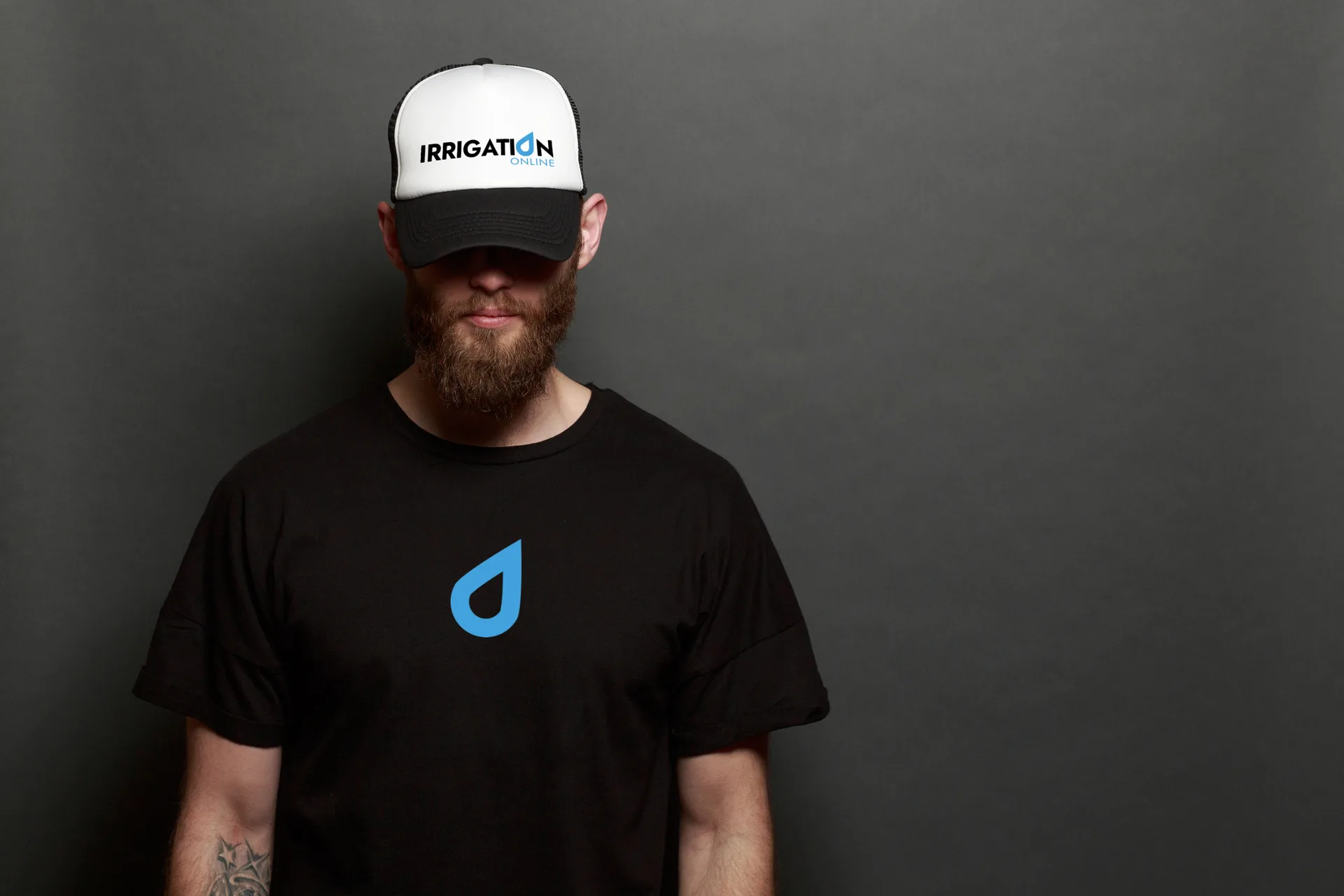 Irrigation Online Cap and shirt
