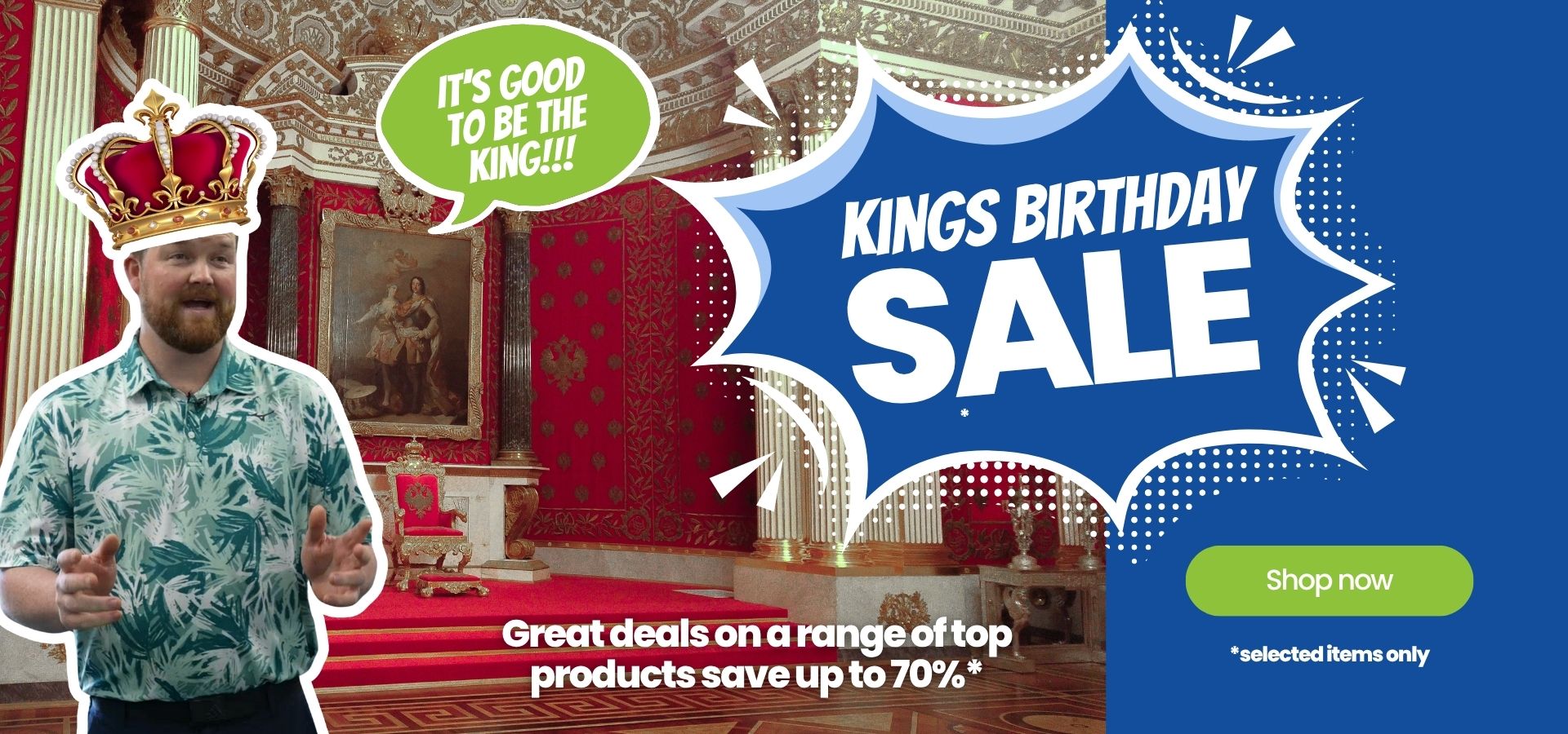Golf 360 Kings birthday sale