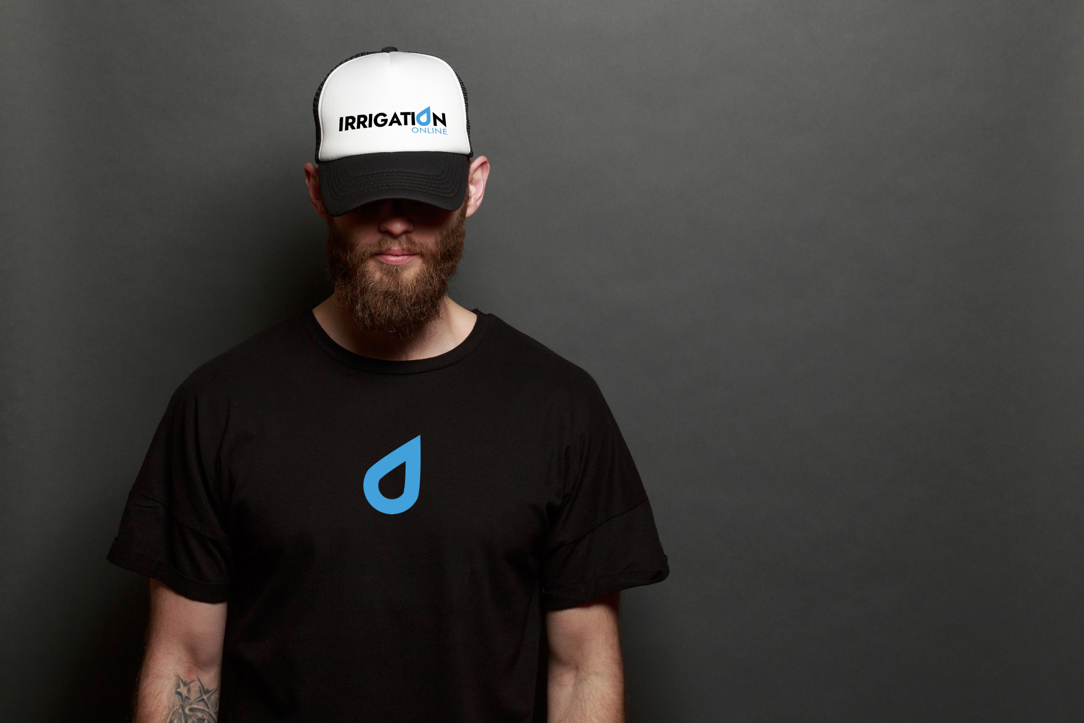 Irrigation Online Cap and shirt
