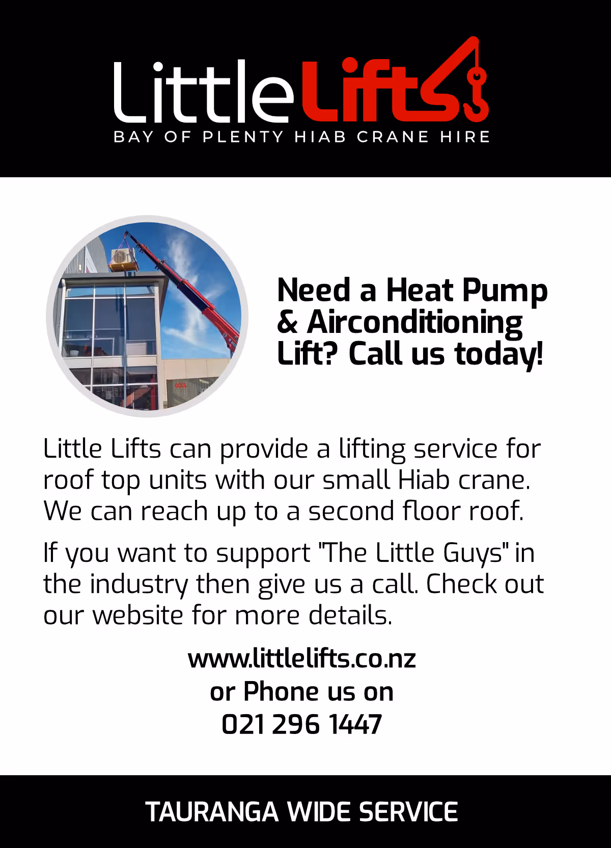 Little Lifts Little lifts heatpump