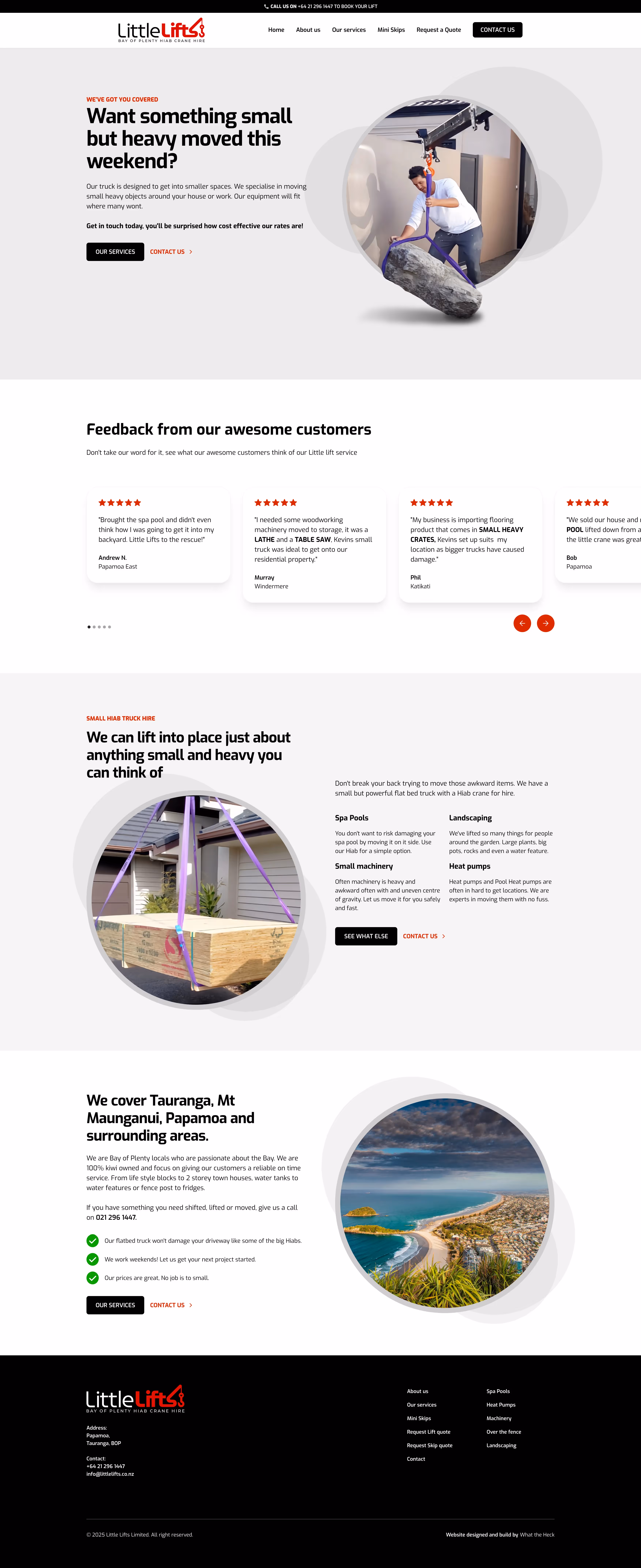 Little Lifts website