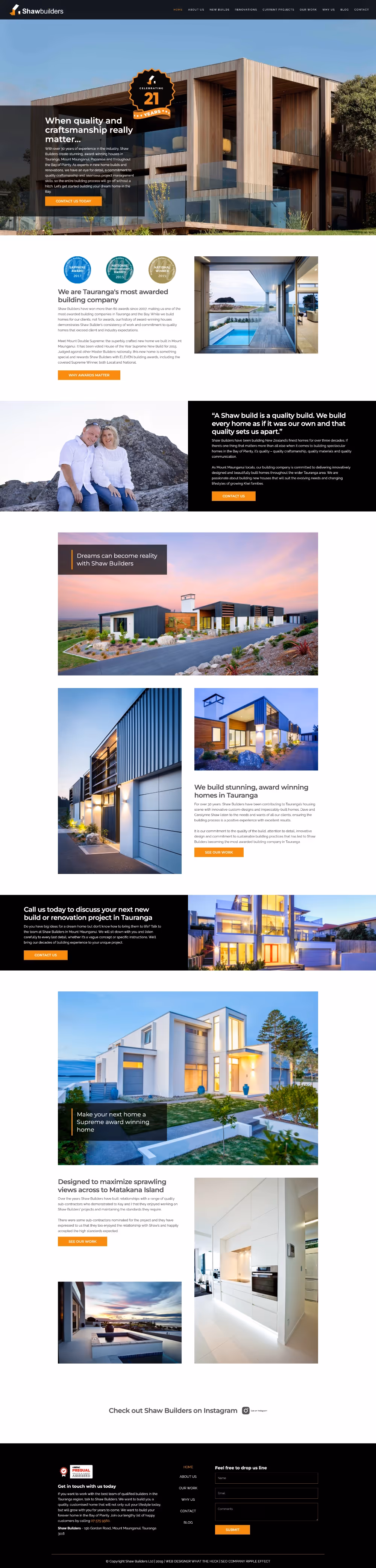 Shore Builders website.