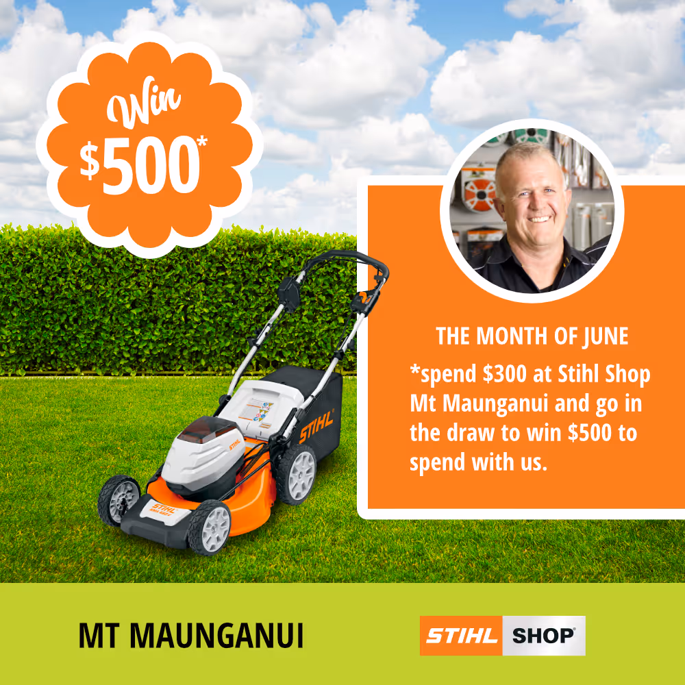 Stihl Shop Mt Maunganui June promo