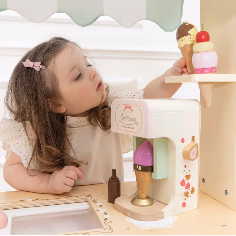 The Toy Box Le toy van ice cream trolley